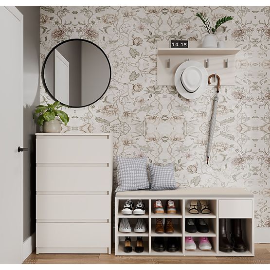 Armadio Aperto per Scarpe TALLIN BEIGE CASHMERE per Ingresso