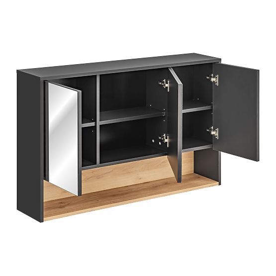 Armadio con specchio 120cm 3 porte