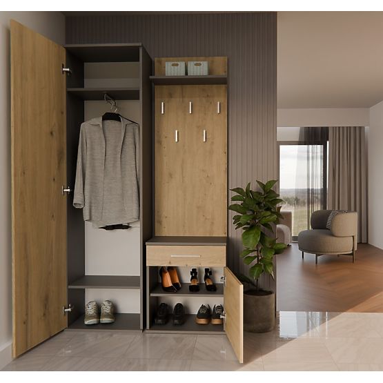 Armadio DUO ANTRACITE ARTISAN