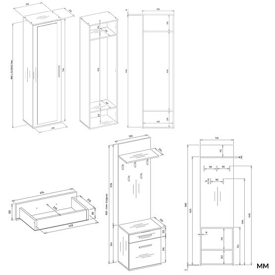 Armadio DUO ANTRACITE ARTISAN