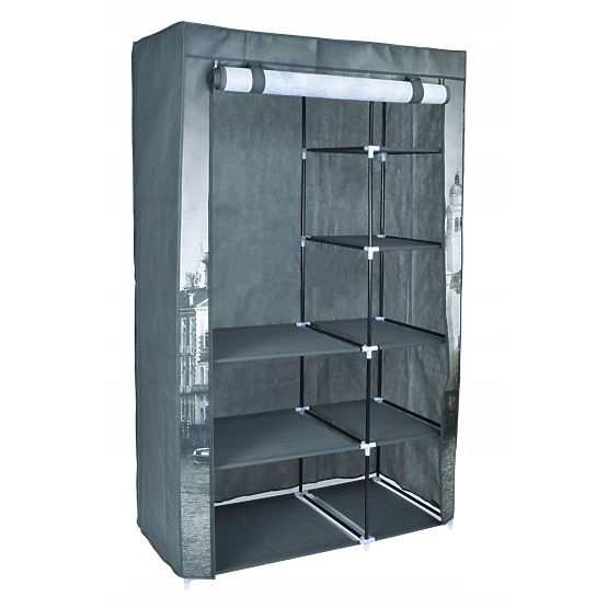 Armadio in tessuto con stampa Venice