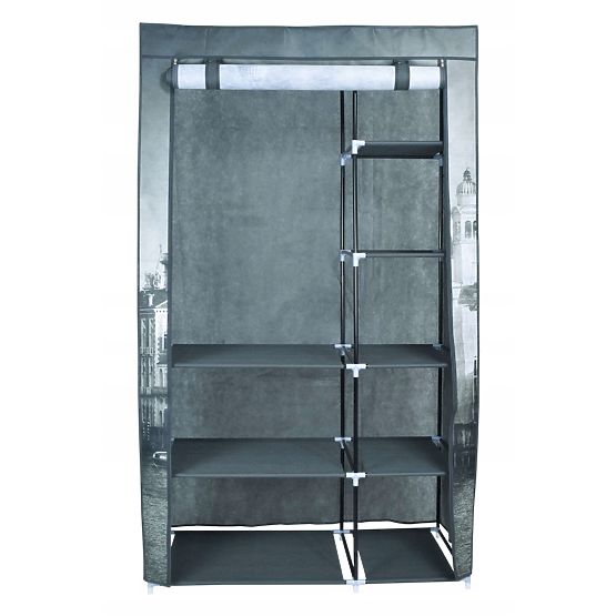 Armadio in tessuto con stampa Venice