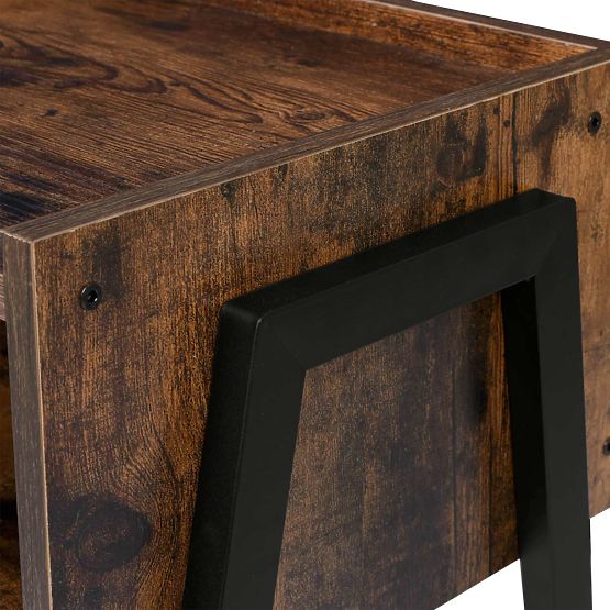 Armadio industriale loft Skive Rustic rovere antico