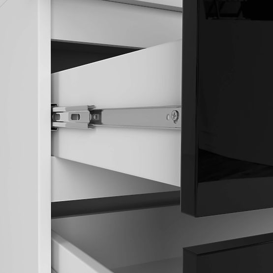 ARMADIO S90 2D 2SZ CLP PK NERO LUCIDO