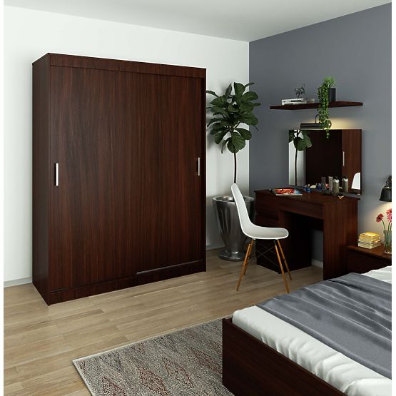 ARMADIO SCORREVOLE 150 cm CLP MONO WENGE