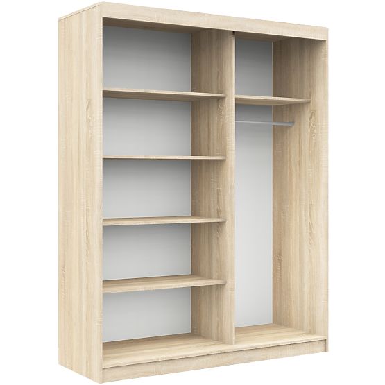 ARMADIO SCORREVOLE 150cm CLP SONOMA / BIANCO