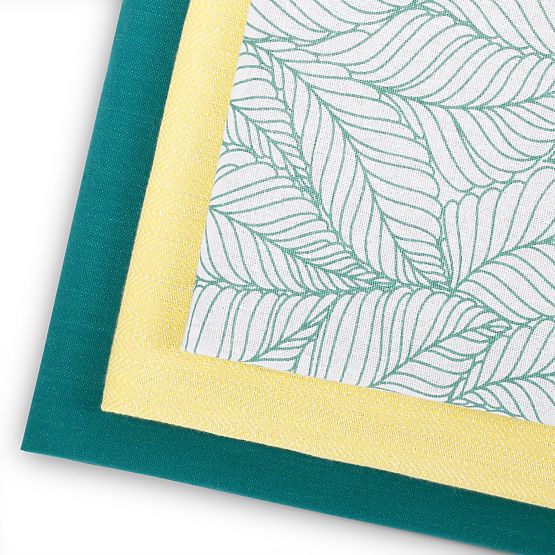 Asciugamano da cucina LETTY colore turchese motivo stampato stile moderno 50x70 ameliahome