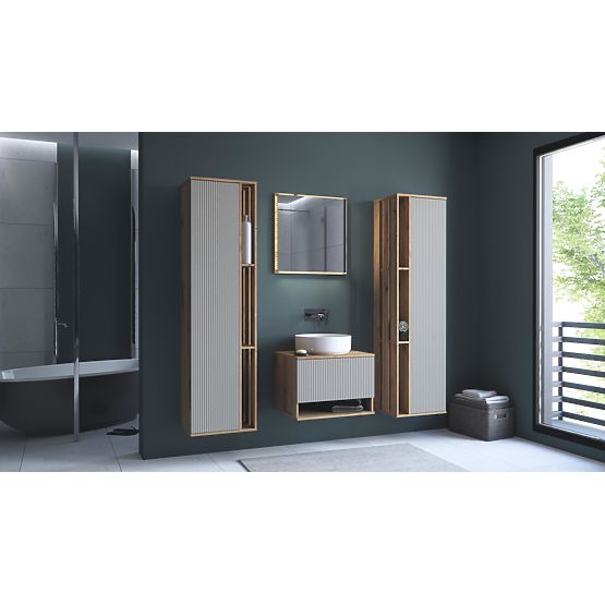 AVIOLA Mobiletto sotto lavabo 60/1S rovere artisan (1p=1ks)