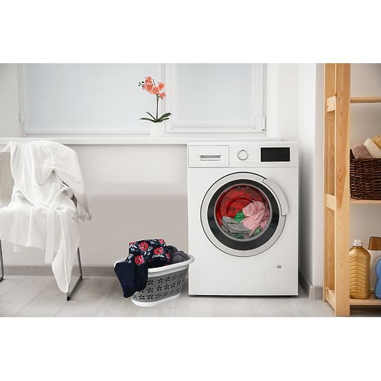 Bacinella ovale pieghevole 50 x 37 cm bianco-grigio OVAL COMPACT 25L