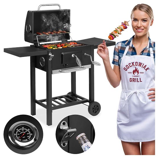 Barbecue a carbone da giardino CARBON nero