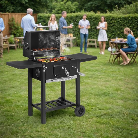 Barbecue a carbone da giardino CARBON nero
