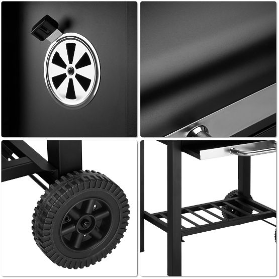 Barbecue a carbone da giardino CARBON nero