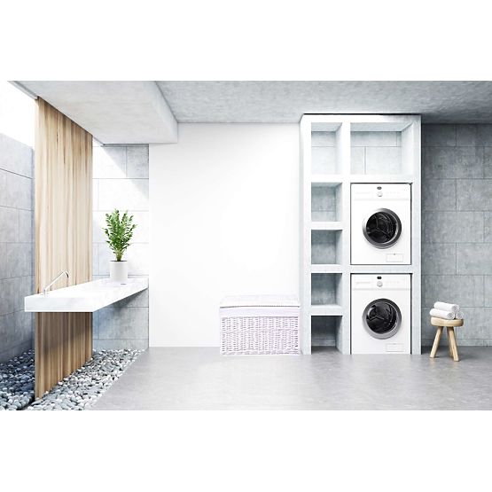 Baule in vimini bianco 160 L