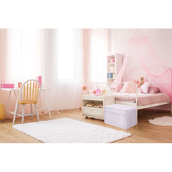 Baule in vimini bianco 160 L