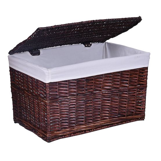 Baule in vimini marrone 160 L