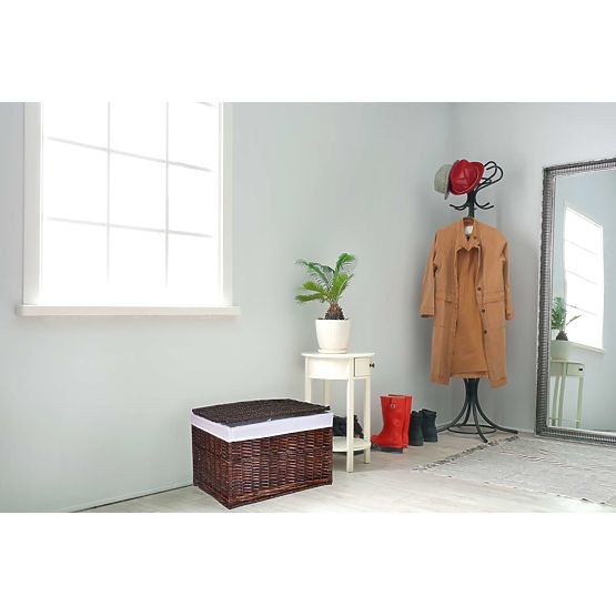 Baule in vimini marrone 160 L