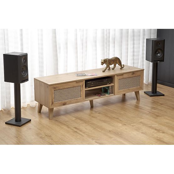 BORNEO RTV-1 Mobile TV rovere artisan/nero (1p=1ks)