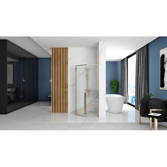 Box doccia Rea DIAMOND 100x100 ORO