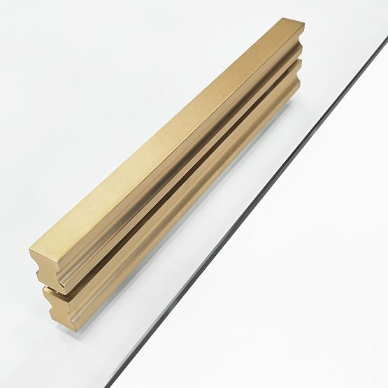 Box doccia REA Montana Oro Spazzolato 140x90