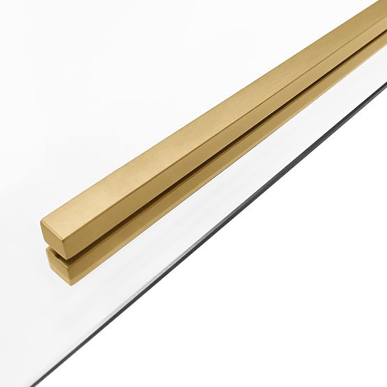 Box doccia SOLAR ORO Spazzolato 120x90