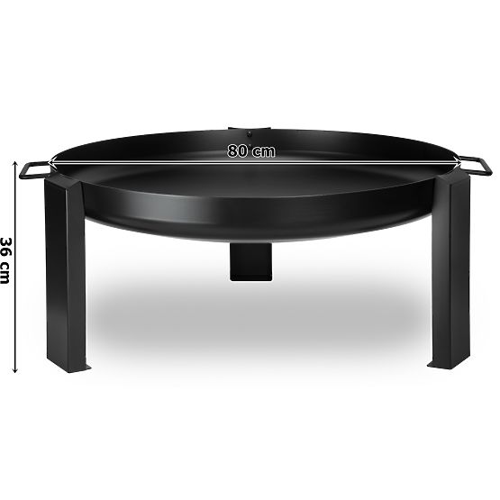 Braciere in acciaio 80 cm HOGAR