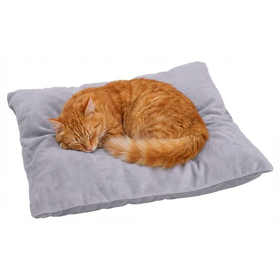 Casetta in peluche per gatti JASPER grigia