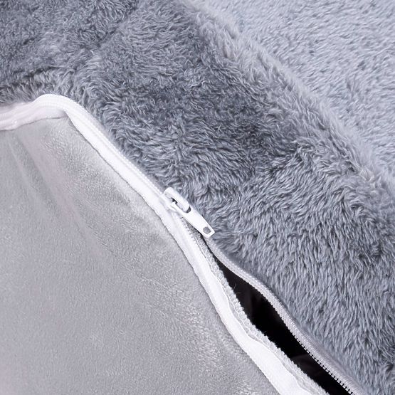 Casetta in peluche per gatti JASPER grigia