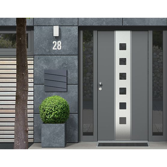 Cassetta postale antracite