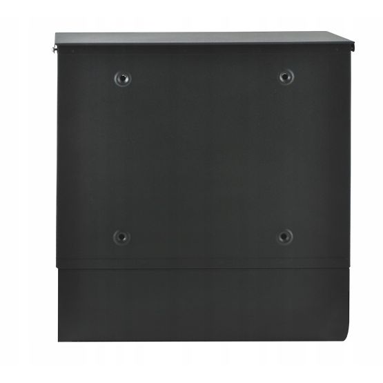 Cassetta postale con portagiornali in acciaio zincato