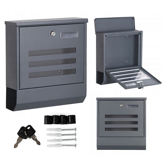 Cassetta postale per lettere e giornali in acciaio inossidabile