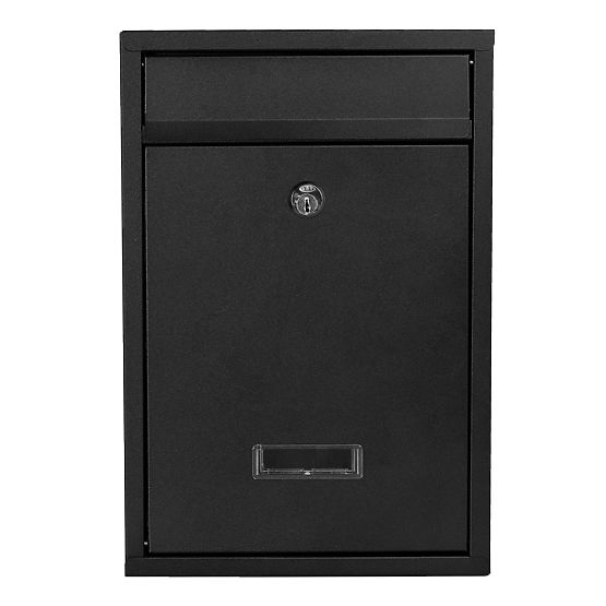 Cassetta postale per lettere Gustav nera