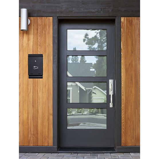 Cassetta postale per lettere Hadvar nera