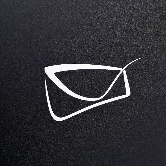 Cassetta postale per lettere Hadvar nera