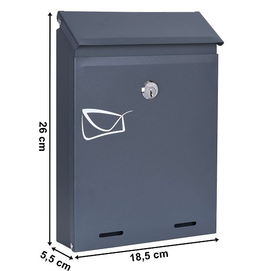 Cassetta postale per lettere Odvin antracite