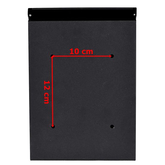 Cassetta postale per lettere Odvin nera