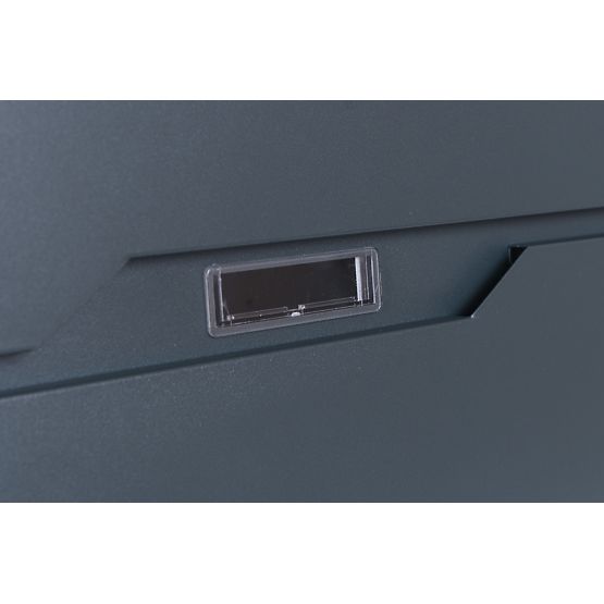 Cassetta postale per lettere Vidar antracite con scritte