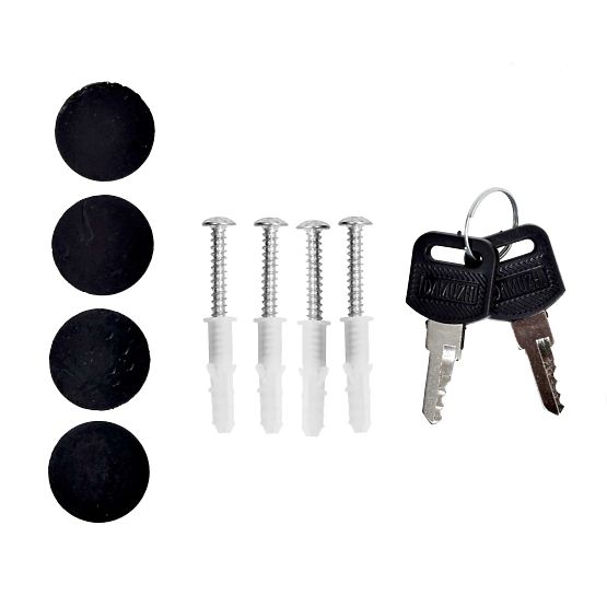 Cassetta postale per lettere Vidar nera con iscrizioni