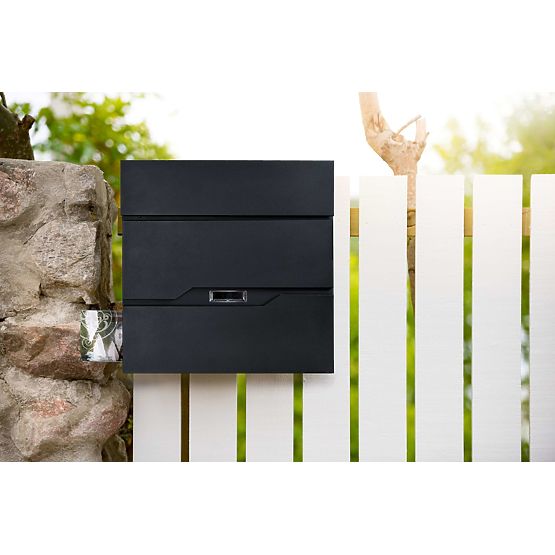 Cassetta postale per lettere Vidar nera