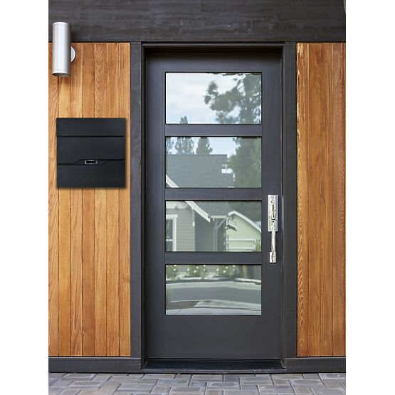 Cassetta postale per lettere Vidar nera