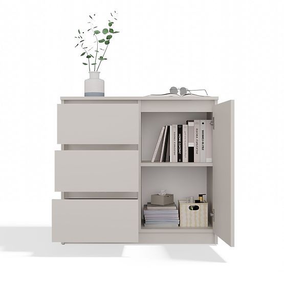 Cassettiera Malwa 1D3S CASHMERE BEIGE