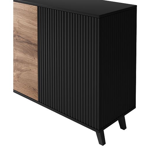 Cassettiera RANDOM KM-1 - Rovere Wotan/Nero