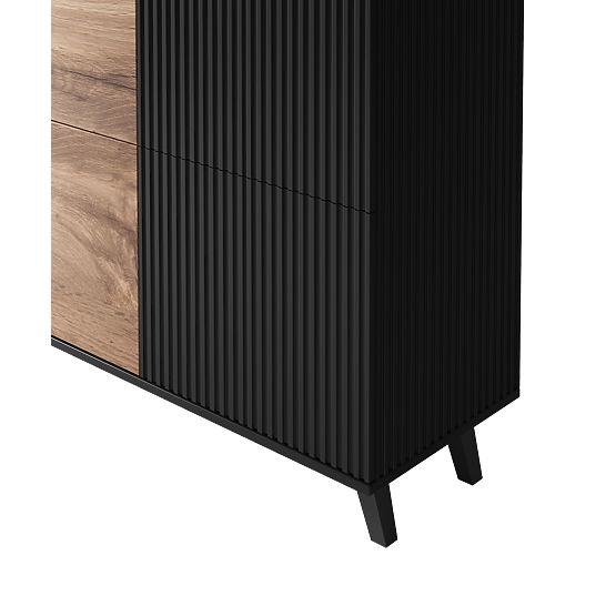 Cassettiera RANDOM KM-2 - Rovere Wotan/Nero