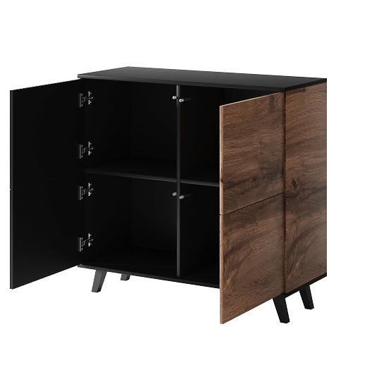 Cassettiera RANDOM KM-2 - Rovere Wotan/Nero