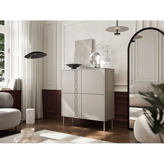 Cassettiera TRESSE 4D beige