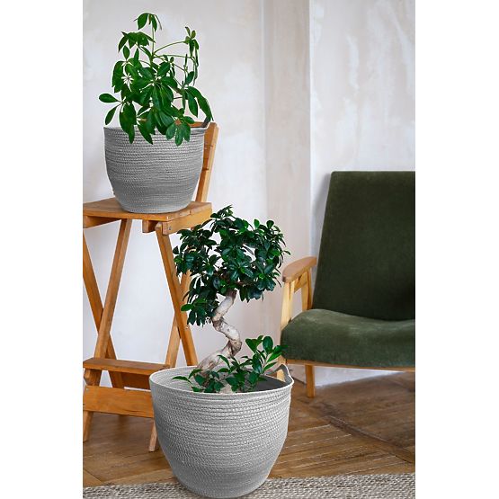 Cesti BOHO naturali - set di 3 pezzi