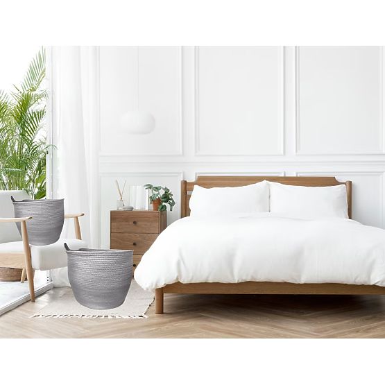 Cesti BOHO naturali - set di 3 pezzi