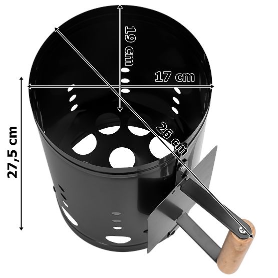 Ciminiera per accensione barbecue KORTEN