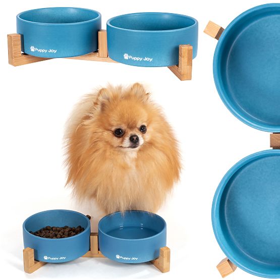 Ciotole in Ceramica per Cani o Gatti Blu PJ-080
