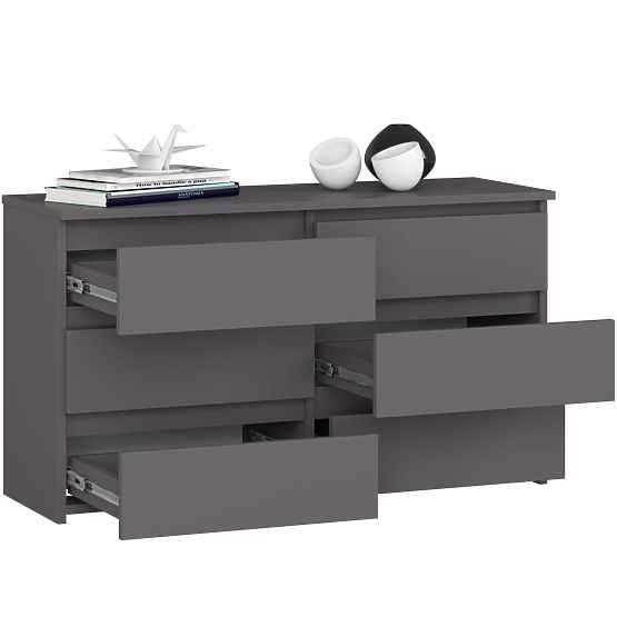 COMÒ CL100 6 CASSETTI GRIGIO