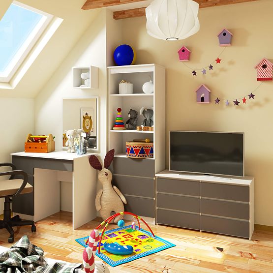 COMÒ CL100 6SZ PK BIANCO / GRIGIO